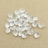 Clear Acrylic Stripe Drop Beads 880pcs for DIY Jewelry Making