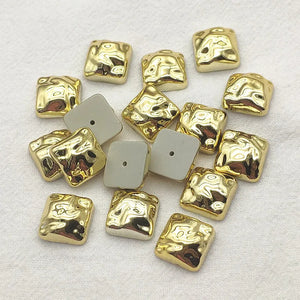 13mm 200pcs UV Flat Square Beads DIY Jewelry Findings
