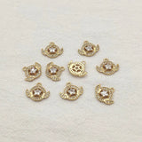 50pcs Arrival Cubic Zirconia Charm For Necklace/Earrings DIY