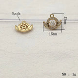 50pcs Arrival Cubic Zirconia Charm For Necklace/Earrings DIY