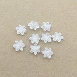 Clear Acrylic Snowflake Beads for Earrings DIY 900pcs