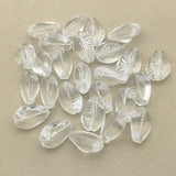 Clear Conch Shape Acrylic Beads 490pcs For DIY Jewelry