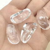 150pcs Clear Acrylic Irregular Beads for Jewelry Making