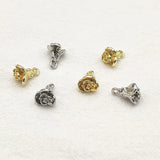 100pcs Flower Shape Charm for Necklace Earring DIY Parts