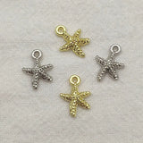 200pcs Zinc Alloy Starfish Charm For Jewelry DIY