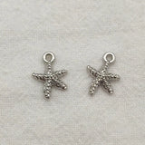 200pcs Zinc Alloy Starfish Charm For Jewelry DIY