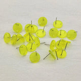 14mm Acrylic Neon Effect Round Ear Stud (100pcs)