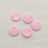 Arrival! 14mm 100pcs Solid Acrylic Round Charm DIY Jewelry Findings