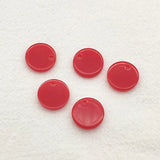 Arrival! 14mm 100pcs Solid Acrylic Round Charm DIY Jewelry Findings
