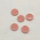Arrival! 14mm 100pcs Solid Acrylic Round Charm DIY Jewelry Findings