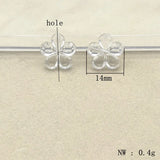 Clear Acrylic Flower Beads 1100pcs for Necklace Earring DIY