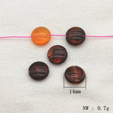 Acrylic Amber Effect Beads For DIY Jewelry Making