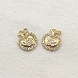 20pcs Plating Cubic Zirconia Charm Necklace Earring DIY Accessories