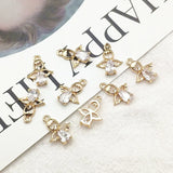 CZ Pendants - 50pcs Copper Charms for Earring DIY - Jewelry Findings