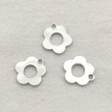 Copper Flower Charms 100pcs for DIY Jewelry Making