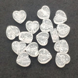470pcs Snowflake Heart Beads Necklace Earrings DIY Parts