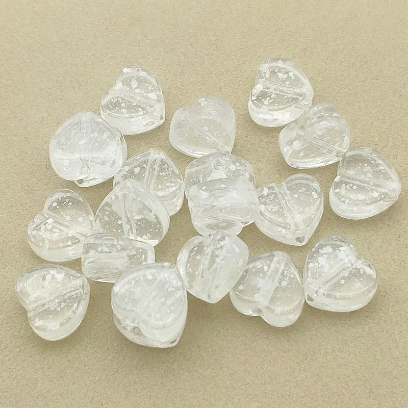 470pcs Snowflake Heart Beads Necklace Earrings DIY Parts