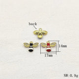 Arrival! 14x17mm 100pcs Butterfly Charm Earring DIY Parts