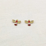 Arrival! 14x17mm 100pcs Butterfly Charm Earring DIY Parts