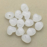 Clear/Frosted Heart Beads 280pcs DIY Jewelry Findings