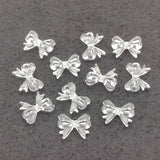 Clear Acrylic Bows Beads for DIY Jewelry Making