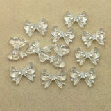 Clear Acrylic Bows Beads for DIY Jewelry Making
