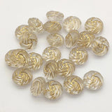 550pcs Bronzing Round Flat Beads For DIY Jewelry Making