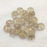 550pcs Bronzing Round Flat Beads For DIY Jewelry Making