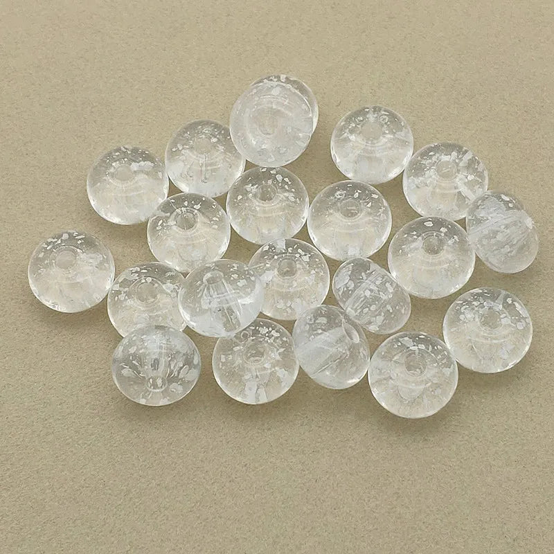 470pcs Snowflake Effect Wheel Beads Jewelry Findings DIY Parts
