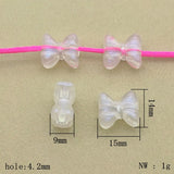 Clear Magic Bows Beads For DIY Jewelry - 480pcs