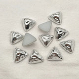 200pcs UV Flat Triangle Beads Jewelry DIY Parts