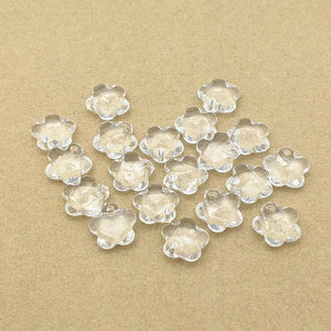 650pcs Clear Acrylic Flower Beads for Necklace/Earring DIY