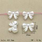 500pcs Pearls Bows Beads For Necklace/Earrings DIY Parts