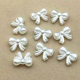 500pcs Pearls Bows Beads For Necklace/Earrings DIY Parts