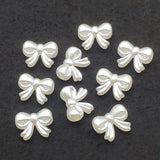 500pcs Pearls Bows Beads For Necklace/Earrings DIY Parts