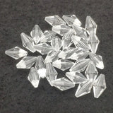 Clear Oval Acrylic Beads for Jewelry Making
