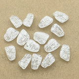 550pcs Clear Irregular Crack Beads Jewelry Findings DIY Parts