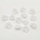 Clear leaf Frosted Beads For Jewelry DIY Parts