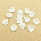 Clear leaf Frosted Beads For Jewelry DIY Parts