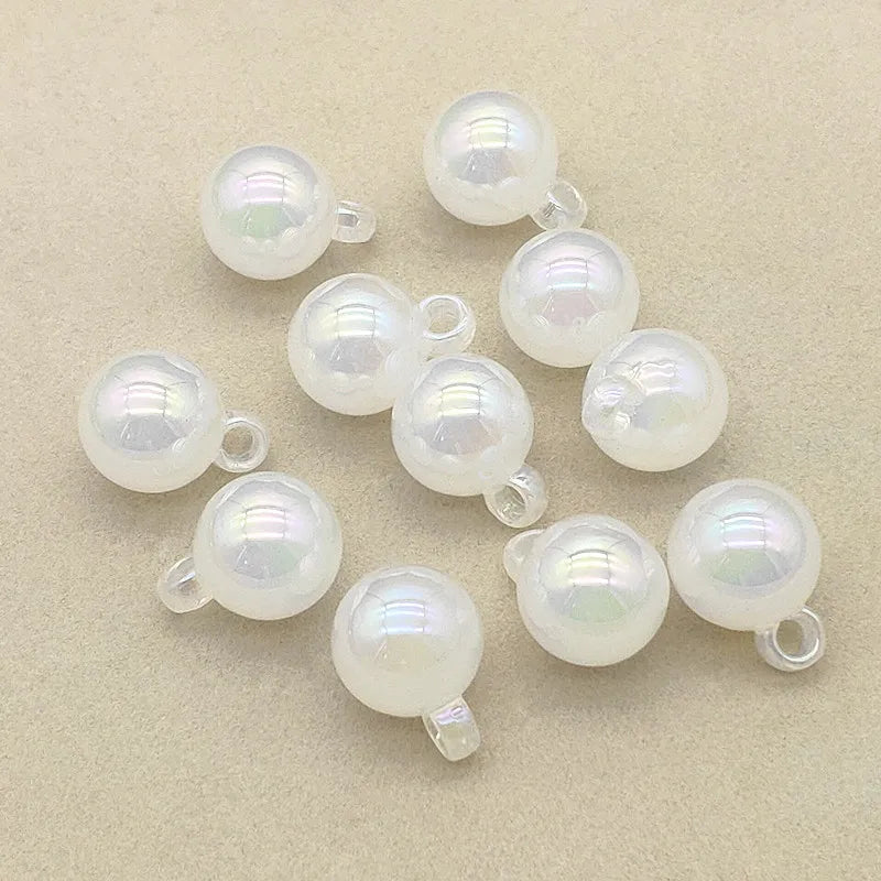 16mm 100pcs Aurora Effect Round Ball Charm Jewelry Findings & Components