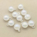 16mm 100pcs Aurora Effect Round Ball Charm Jewelry Findings & Components