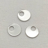16mm 100pcs Copper Pendant Round Charm for Necklace Earrings DIY Parts