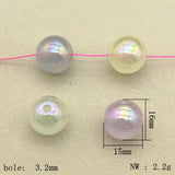 Luminous Round Beads Hair Clips Hairpin for Girl Headdress DIY