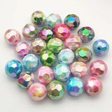 UV Aurora Effect Round Beads 16mm 100pcs