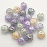 Arrival! 16mm 100pcs UV Luminous Crackle Beads DIY Jewelry Findings