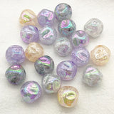 Arrival! 16mm 100pcs UV Luminous Crackle Beads DIY Jewelry Findings
