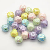 UV Polka Dot Beads 16mm 100pcs Jewelry DIY