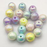 16mm 100pcs UV Luminous Effect Round Beads For DIY