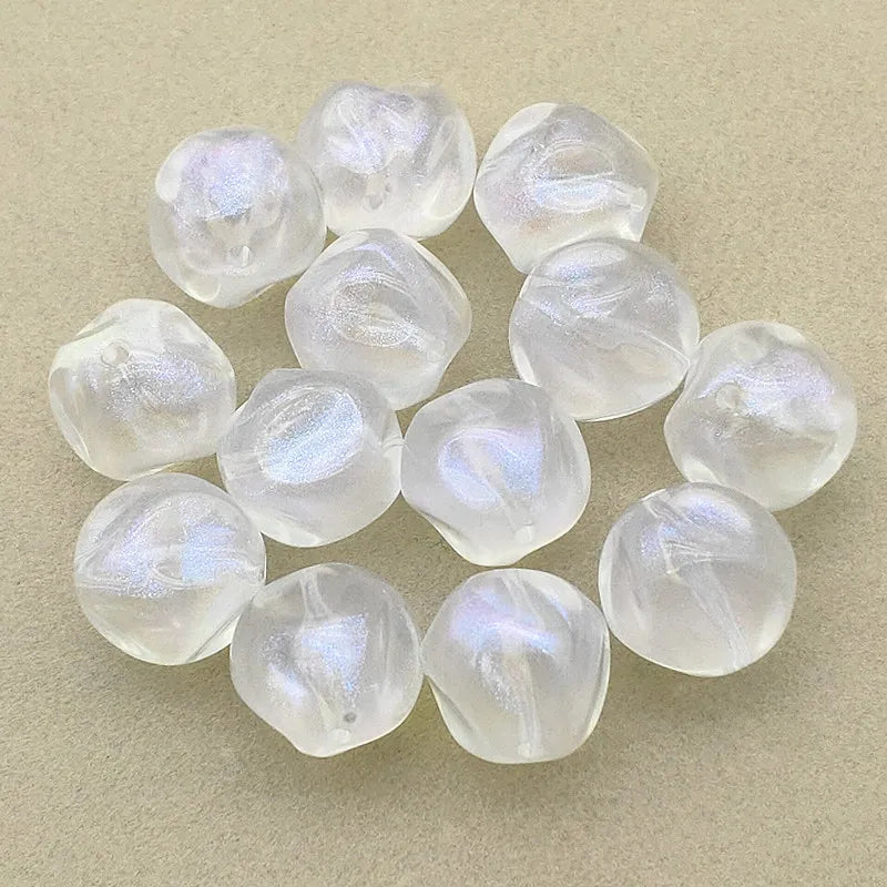 200pcs Clear Magic Polka Dot Beads For Jewelry Making