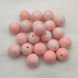 Arrival! 16mm 200pcs Double Effect Round Beads For Necklace Earrings DIY Parts